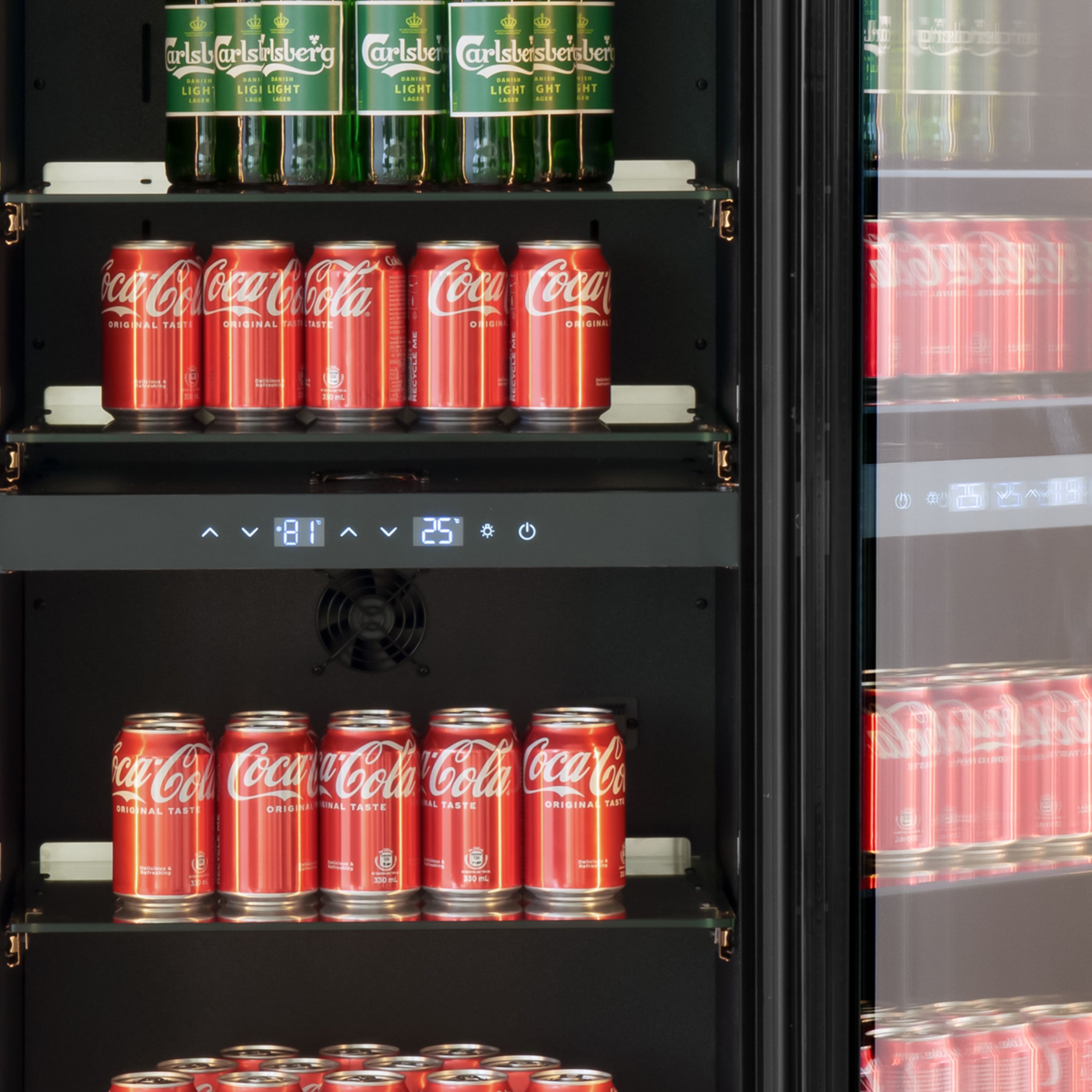 BV96PANEL-TO - Refrigerador de bebidas Push 2 Open - 255L - PANEL READY