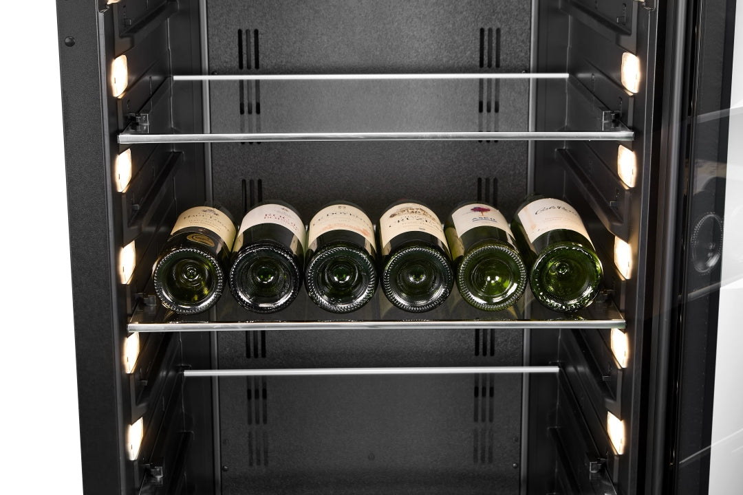 BV122S-BLACK - Refrigerador para bebidas con capacidad para 336 l y 315 latas