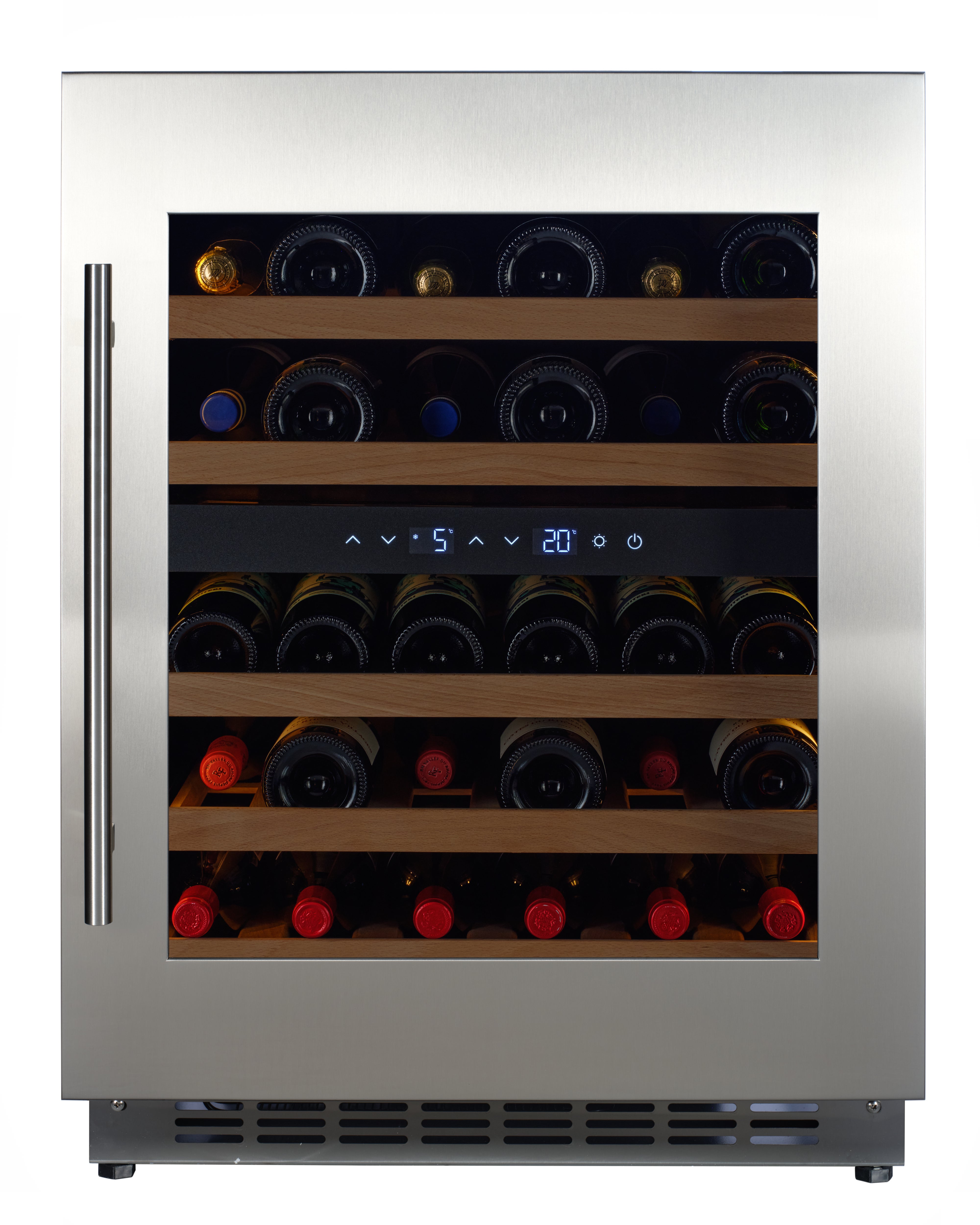 W34-SSH - Nevera para vinos - 36 botellas - Acero inoxidable