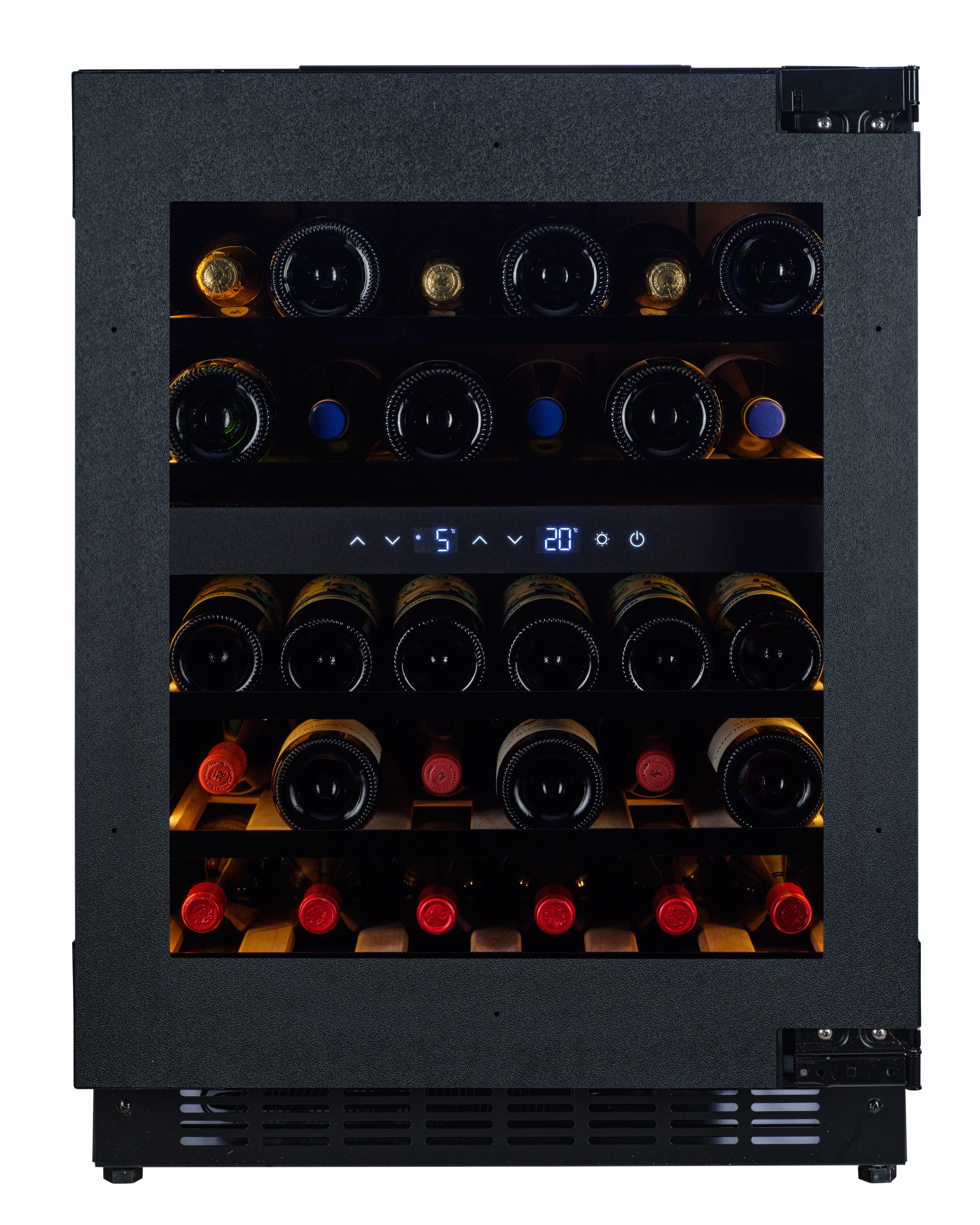 W34PANEL-TO - Refrigerador para vinos con panel listo para usar - 36 botellas - Push2open