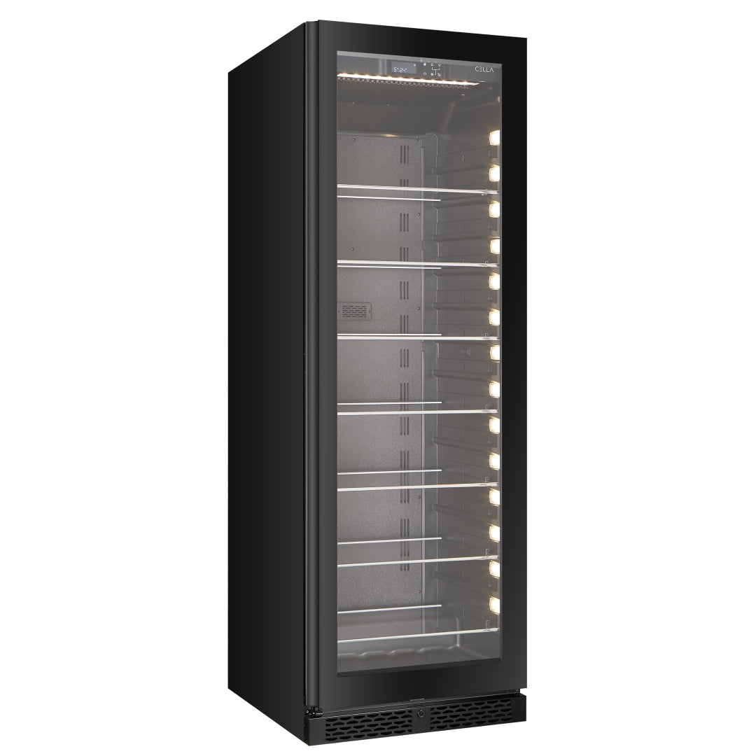 BV122S-BLACK - Refrigerador para bebidas con capacidad para 336 l y 315 latas