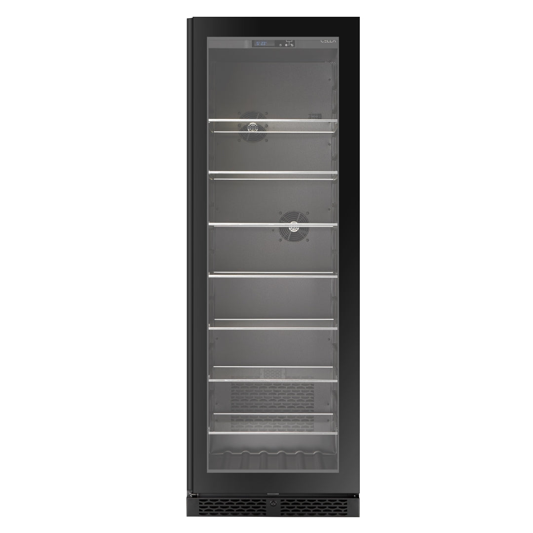 BV163S-BLACK - Refrigerador para bebidas con capacidad de 338 l y 487 latas