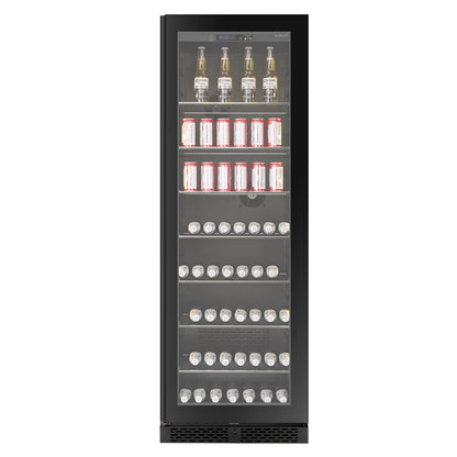 BV163S-BLACK - Refrigerador para bebidas con capacidad de 338 l y 487 latas