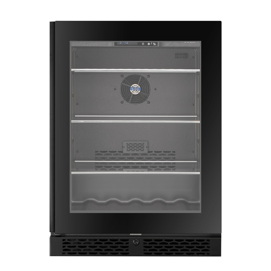 BV46S-BLACK - Refrigerador para bebidas con capacidad para 127 l y 141 latas