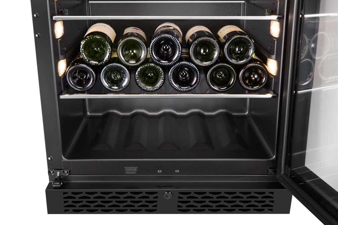 BV46S-BLACK - Refrigerador para bebidas con capacidad para 127 l y 141 latas