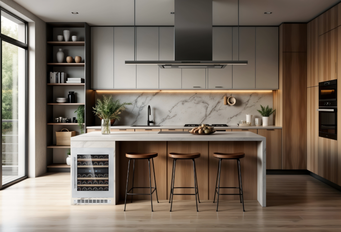 W34-SSH - Nevera para vinos - 36 botellas - Acero inoxidable