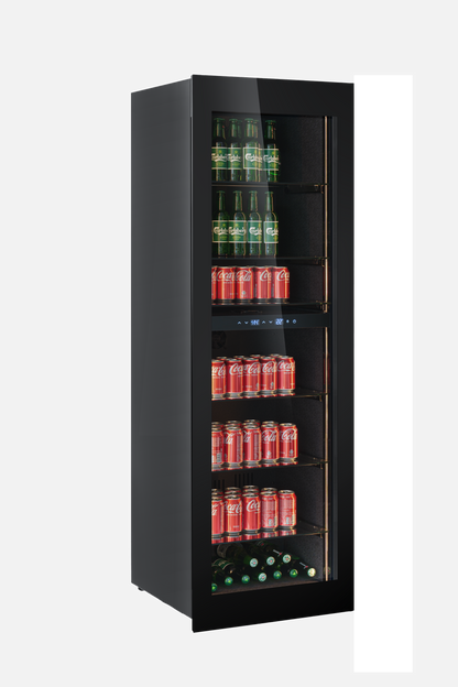 BV96B-TO - Frigorífico integrado para bebidas Push 2 Open - 255 L - Vidrio negro