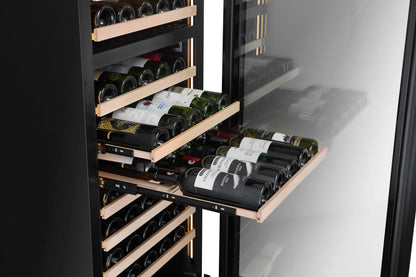FWS154D-BLACK - Nevera para vino con capacidad para 154 botellas