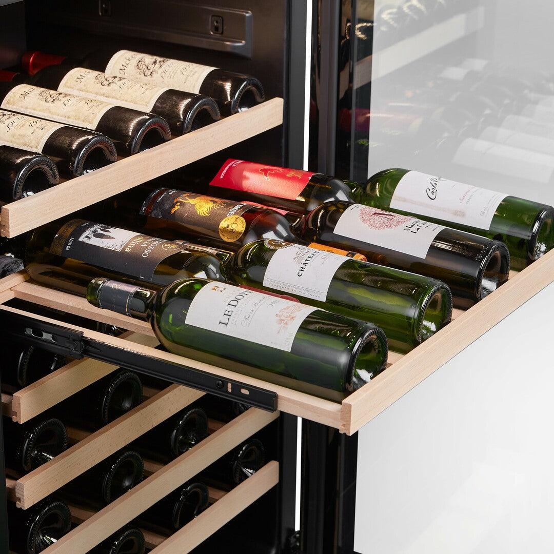 FWS93D-BLACK - Nevera para vino con capacidad para 101 botellas