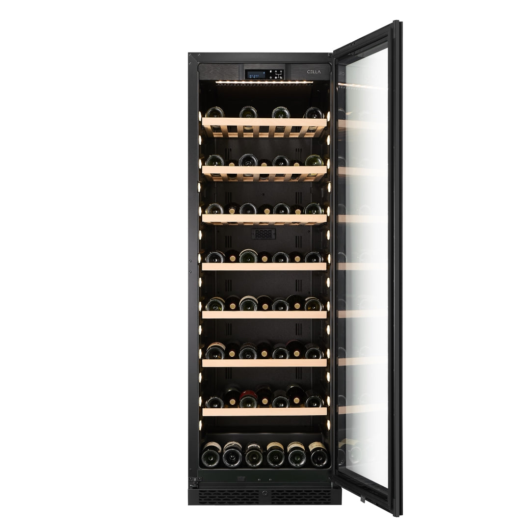 W122S-BLACK - 102 Bottle Wine Fridge