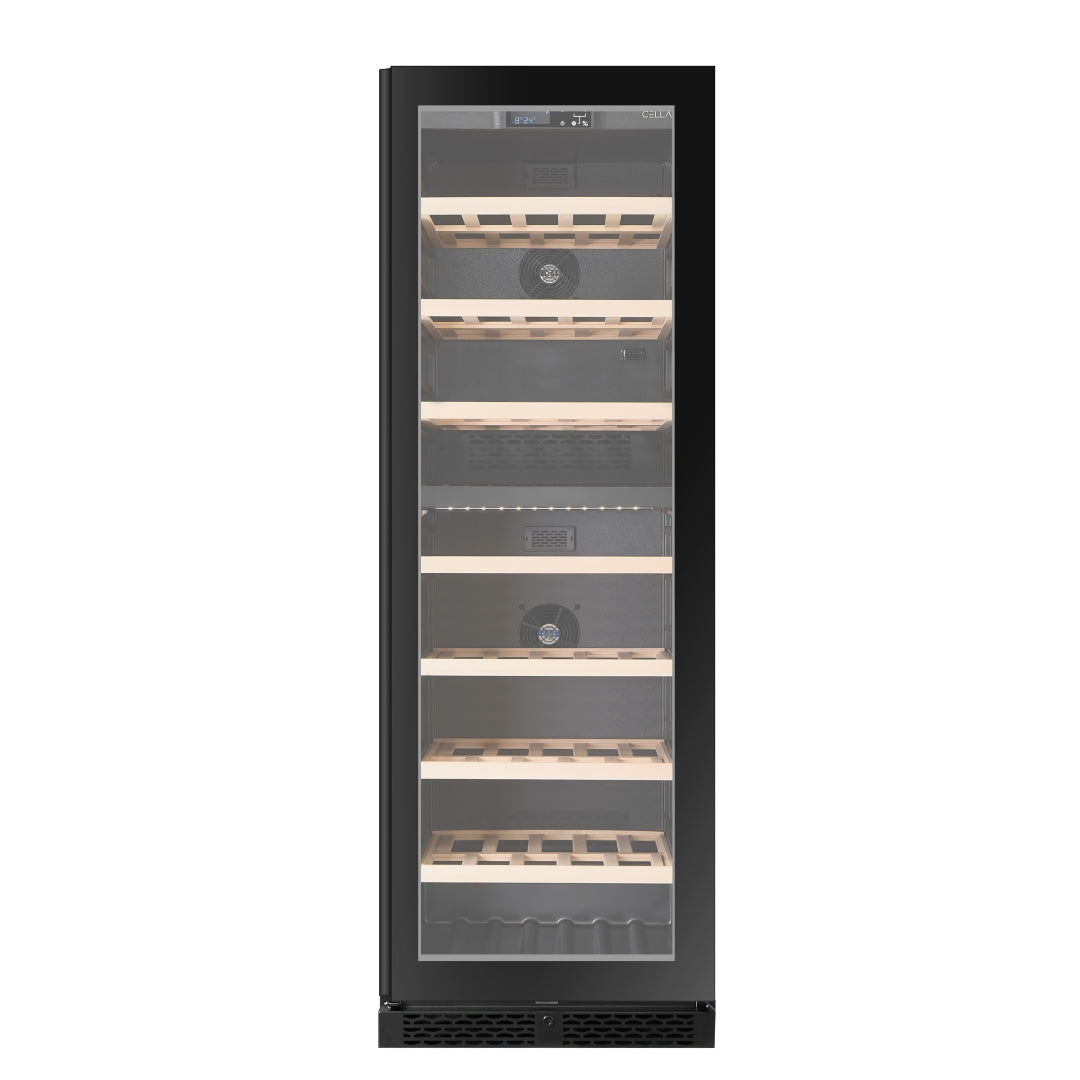 W154D-BLACK - 154 Bottle Wine Fridge