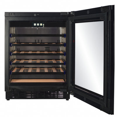 W30PANEL-TO - 450 mm diep - Wijnkoelkast voor inbouw - 33 flessen - Push2open