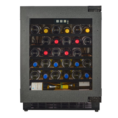W30PANEL-TO - 450 mm diep - Wijnkoelkast voor inbouw - 33 flessen - Push2open