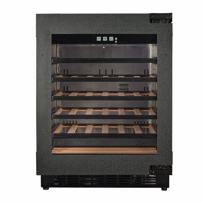 W30PANEL-TO - 450 mm diep - Wijnkoelkast voor inbouw - 33 flessen - Push2open