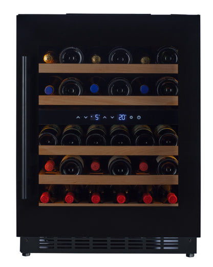 W34-BH - Nevera para vinos - 36 botellas - Cristal negro