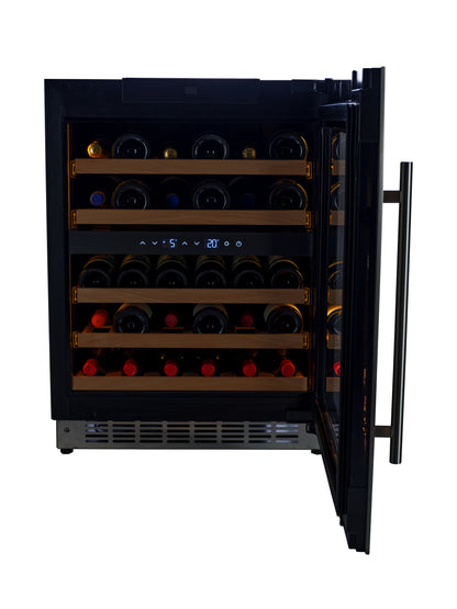 W34-SSH - Nevera para vinos - 36 botellas - Acero inoxidable