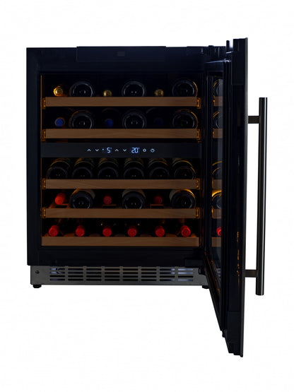 W34-SSH - Nevera para vinos - 36 botellas - Acero inoxidable