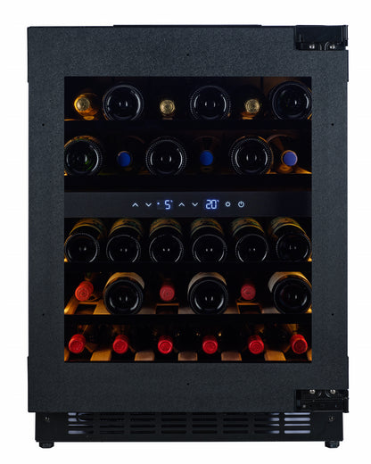 W34PANEL-TO - Refrigerador para vinos con panel listo para usar - 36 botellas - Push2open