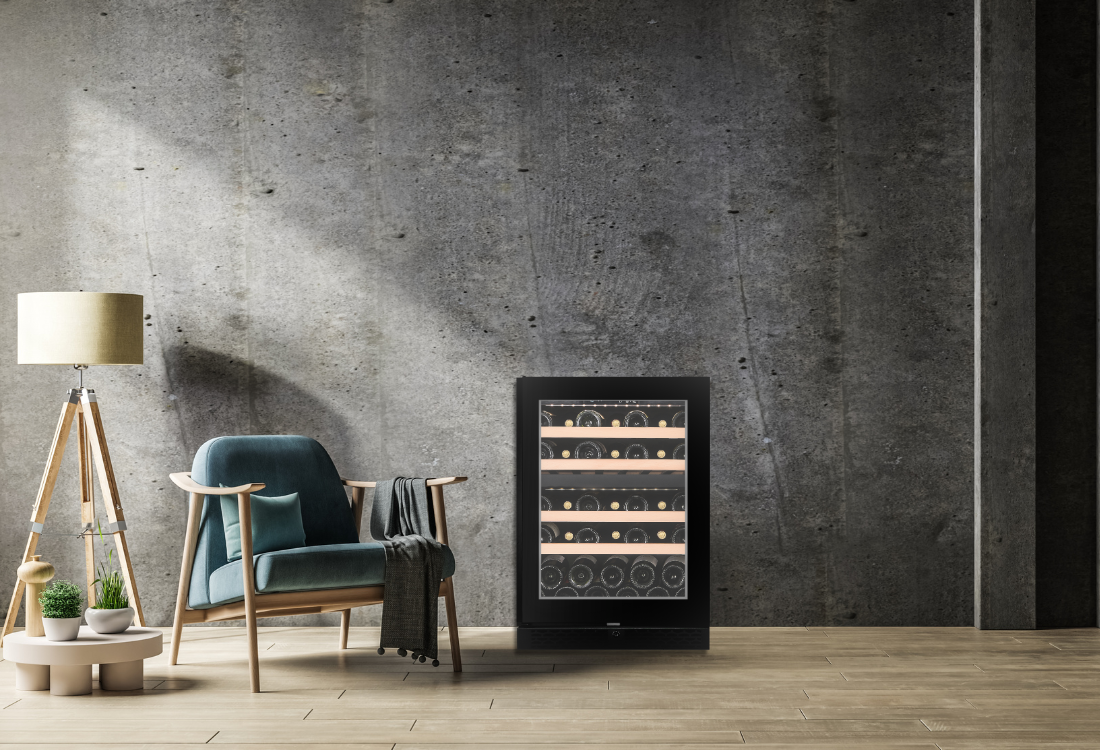 W39D-BLACK - 39 Bottle Wine Fridge