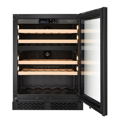 W39D-BLACK - 39 Bottle Wine Fridge