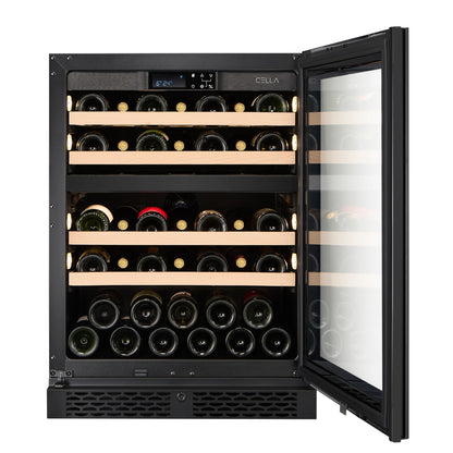 W39D-BLACK - Nevera para vino con capacidad para 39 botellas