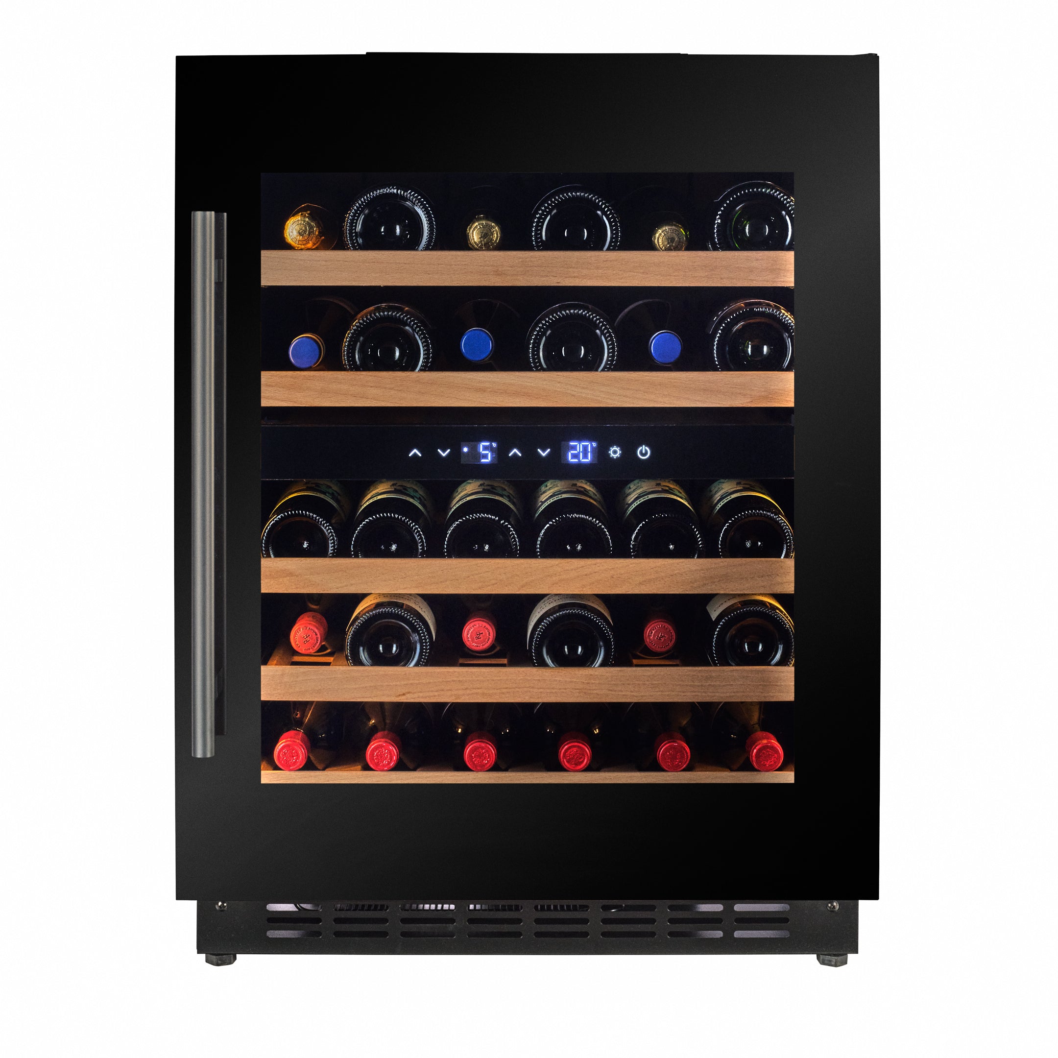 W34-BH - Wine Fridge - 36 Bottle - Black Glass