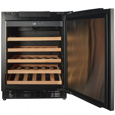 W41-PANEL - Wijnkoelkast met paneelvoorbereiding - 38 flessen - Zwart