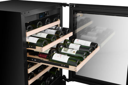 W46S-BLACK - 46 Bottle Wine Fridge