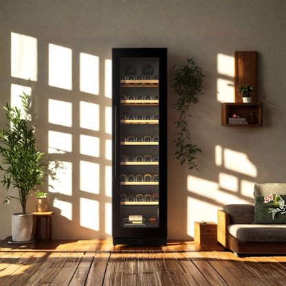 W82S-BLACK - Nevera para vinos con capacidad para 75 botellas