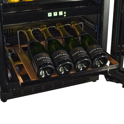 WBV36PANEL-TO - Drankkoelkast, geschikt voor paneelmontage - 22 flessen/44 blikjes - Push2open