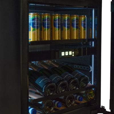 WBV36PANEL-TO - Drankkoelkast, geschikt voor paneelmontage - 22 flessen/44 blikjes - Push2open
