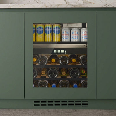 WBV36PANEL-TO - Panel Ready Beverage Centre - 22 Bottle/44 Cans - Push2open