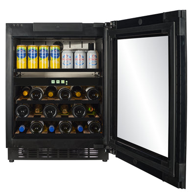 WBV36PANEL-TO - Drankkoelkast, geschikt voor paneelmontage - 22 flessen/44 blikjes - Push2open