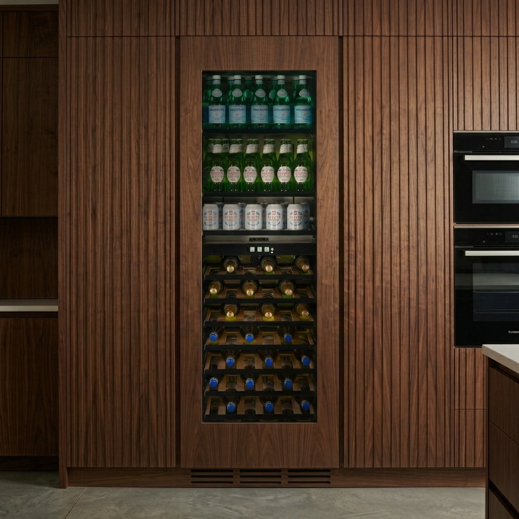 WBV99PANEL-TO - Push To Open Integrated Beverage Center - Panel ready
