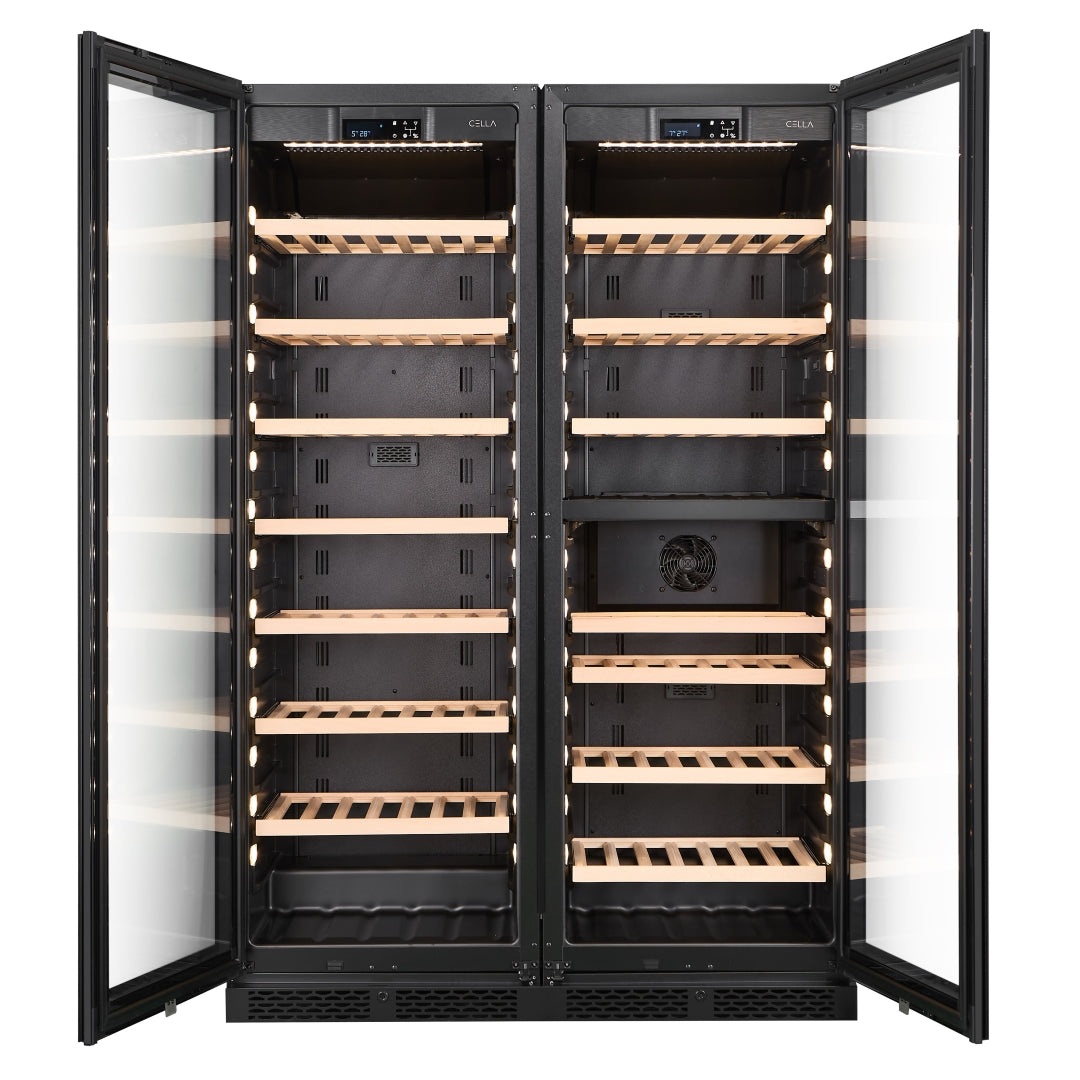 WFS163SD-BLACK - Wine Cooler Combination