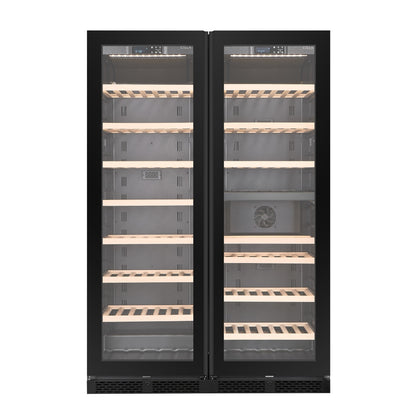 WFS163SD-BLACK - Combinación de enfriador de vinos